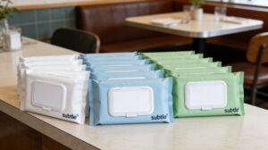 Versatile Disposable Wipes - All-Purpose Design for B2B Partnerships?